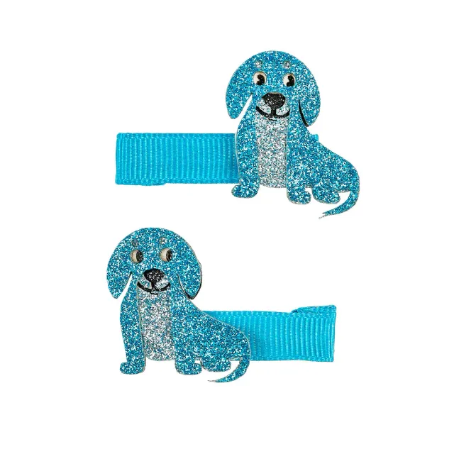 Souza! Veera molletta a pinza cane blu 4 cm