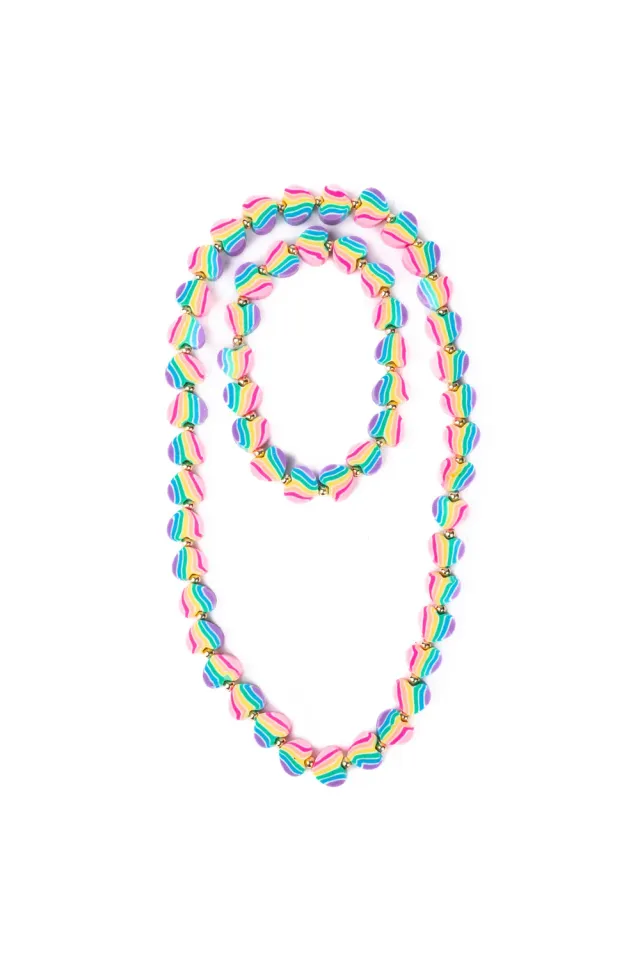 Great Pretenders Heart of Many Colours set collana bracciale cuori
