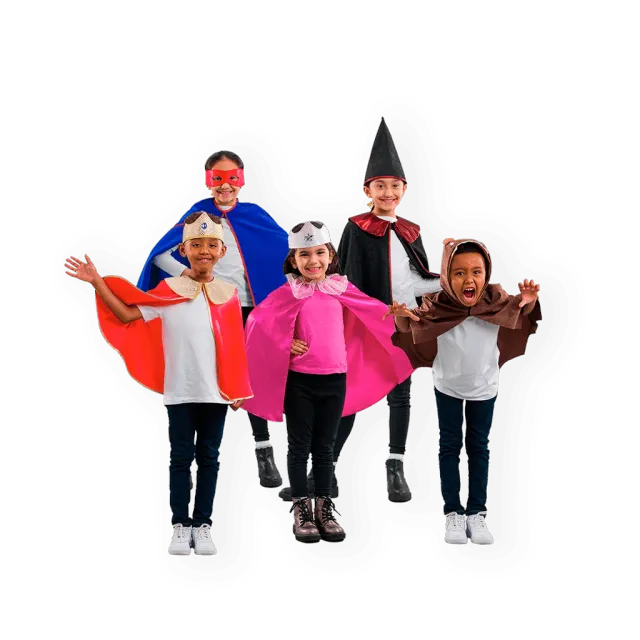 Pretend to Bee Storytime set 5 mantelli travestimento bambini