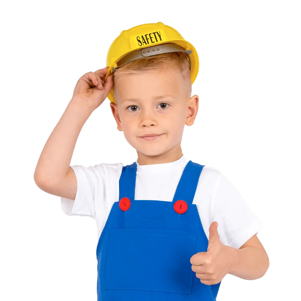 PRETEND TO BEE Kids Builders Helmet casco muratore giallo
