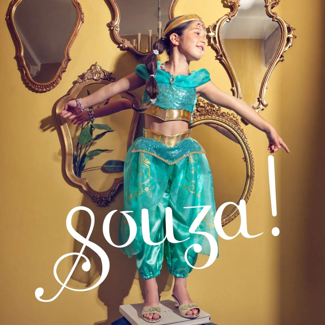Souza! Amira Princess Dance Set costume principessa turchese