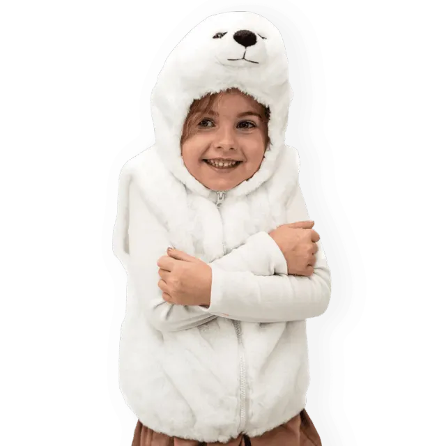 Pretend to Bee Orso Polare gilet travestimento bambino