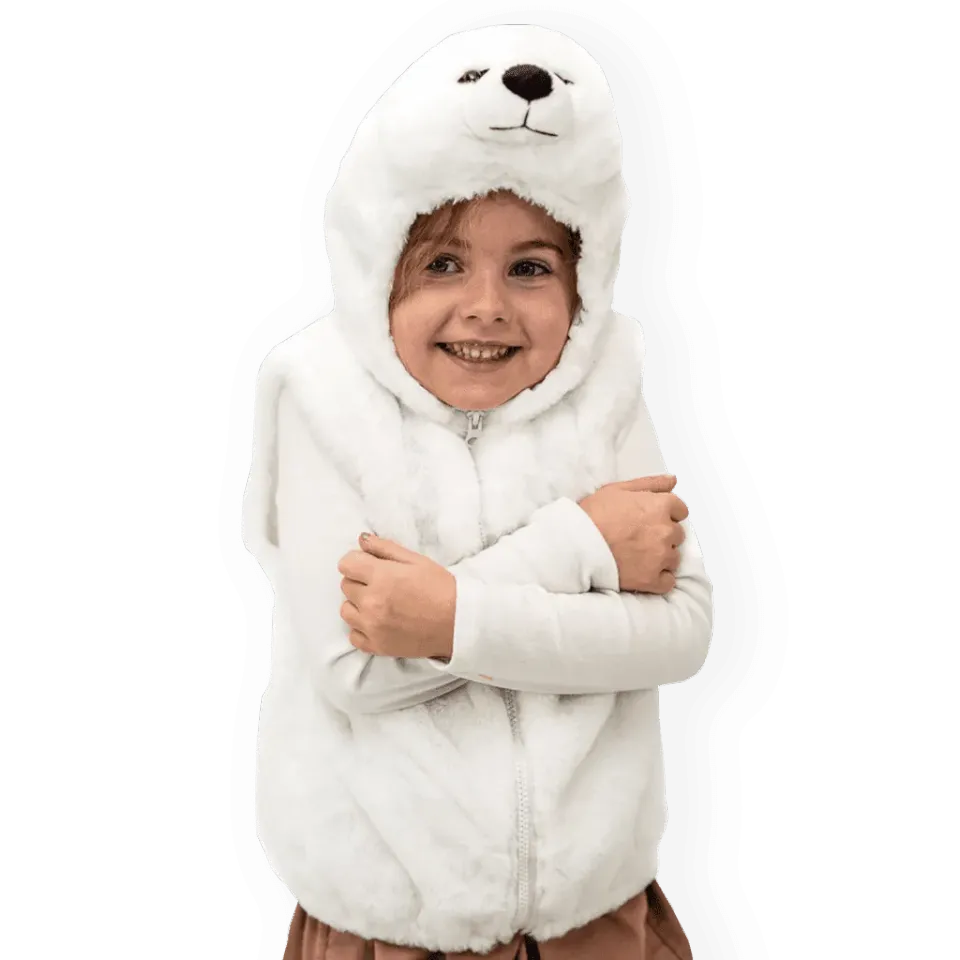 Pretend to Bee Orso Polare gilet travestimento bambino