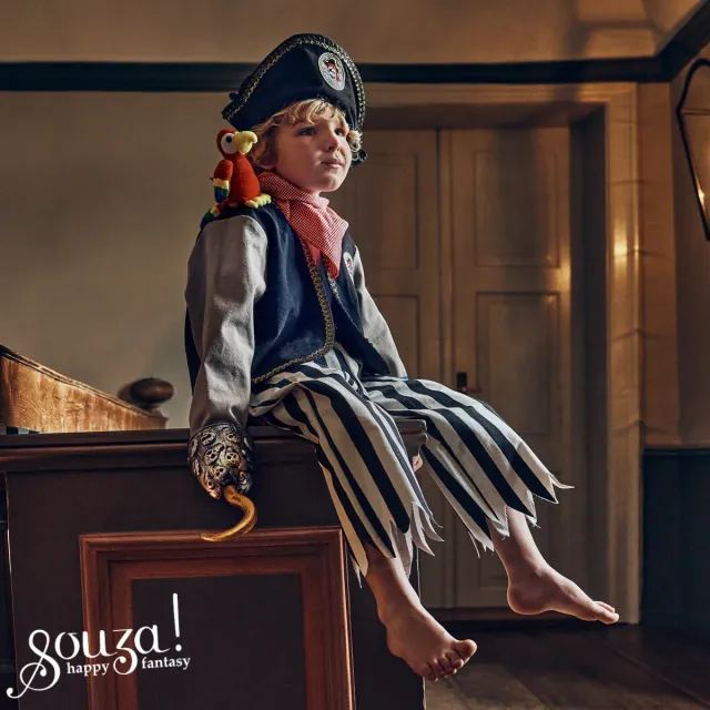 Souza! Duncan Costume Pirata con Pappagallo Bambino