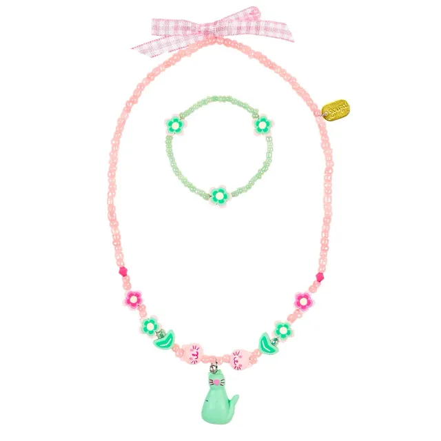 Souza Myranne Cat set collana bracciale rosa