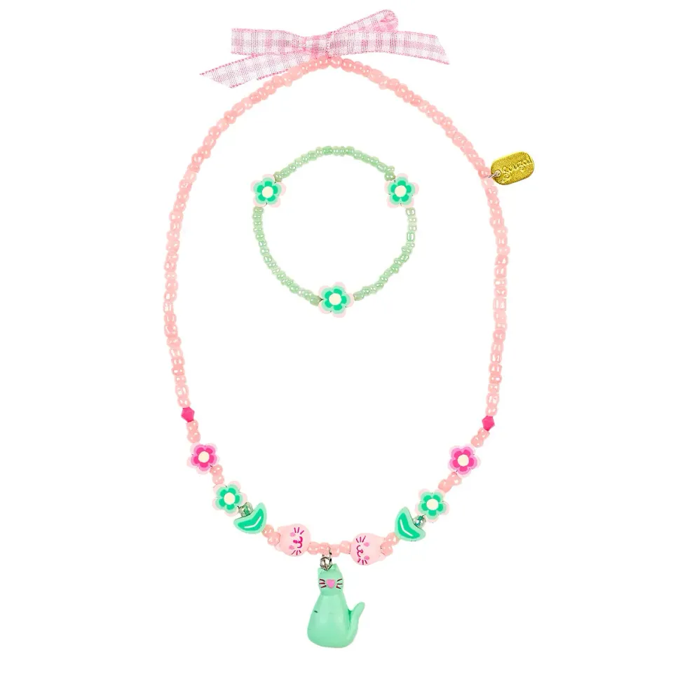 Souza Myranne Cat set collana bracciale rosa