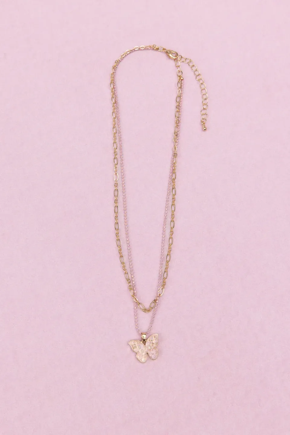 Great Pretenders Boutique Chic Bubbly Butterfly collana farfalla