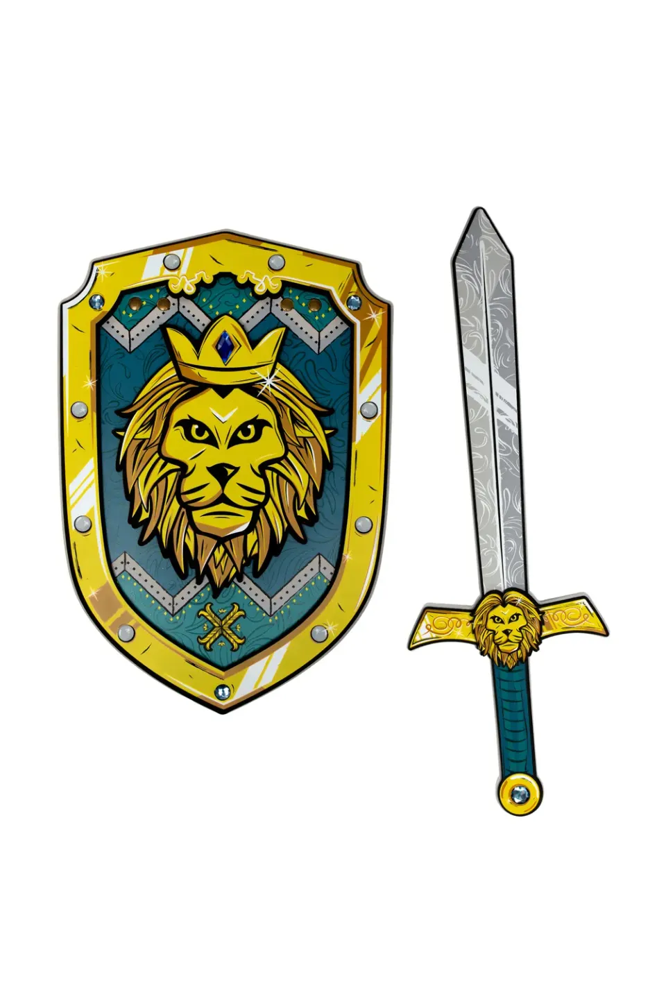Great Pretenders Lionheart spada e scudo schiuma EVA cavaliere