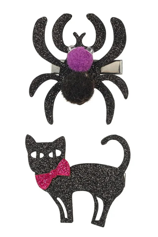 Souza! Sybil spider-cat mollettine capelli nere halloween