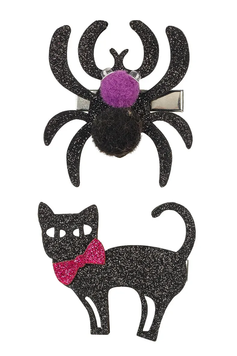 Souza! Sybil spider-cat mollettine capelli nere halloween