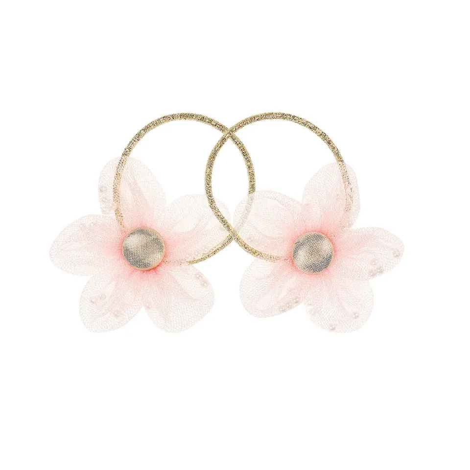 Souza! Odet Flower Pink elastici capelli fiore rosa