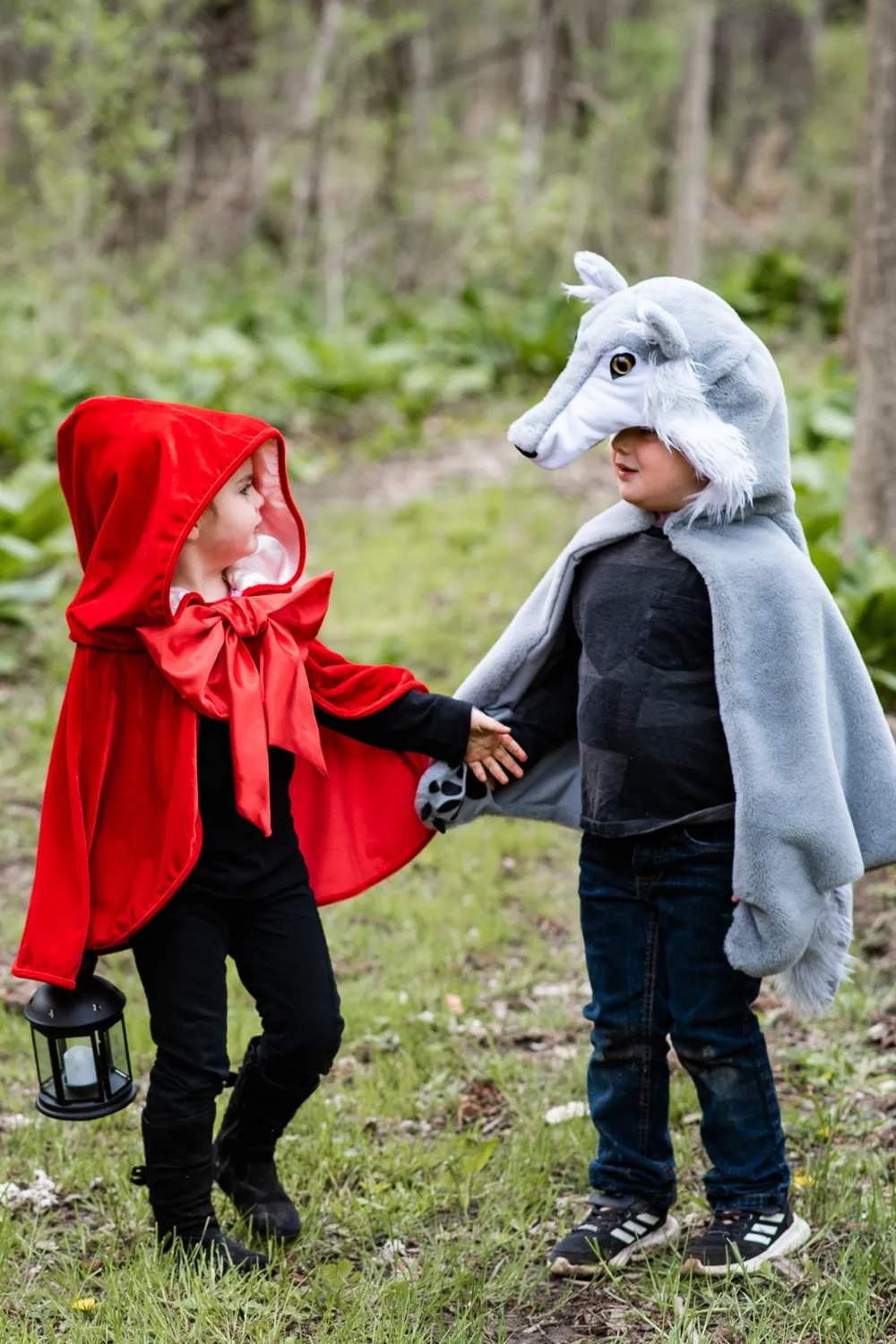 Great Pretenders Woodland Storybook Wolf mantello lupo
