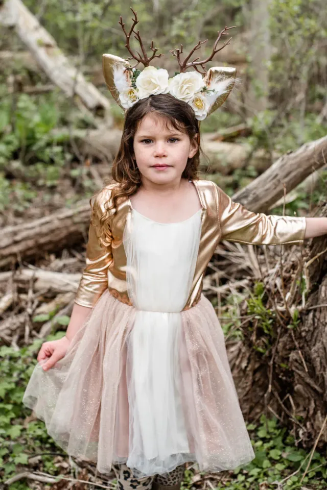 Great Pretenders Woodland Deer costume cerbiatto con cerchietto