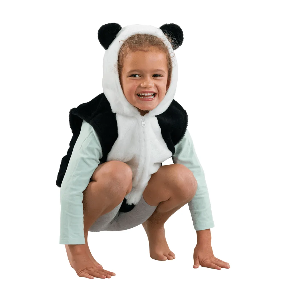 Pretend to Bee Panda maglia costume bambini bianco nero 3-7