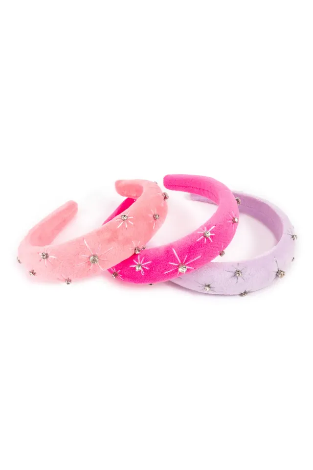 Great Pretenders Starburst Velvet set 3 cerchietti stelle