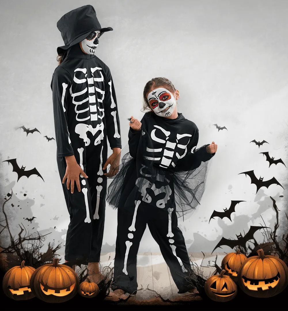 Pretend to Bee Skeleton Dress Costume scheletro Halloween