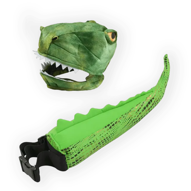 Pretend to Bee Dinosaur set dinosauro coda e cappuccio