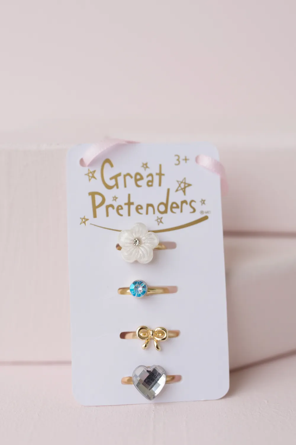 Great Pretenders Boutique Sassy anelli bambina 4 pezzi regolabili