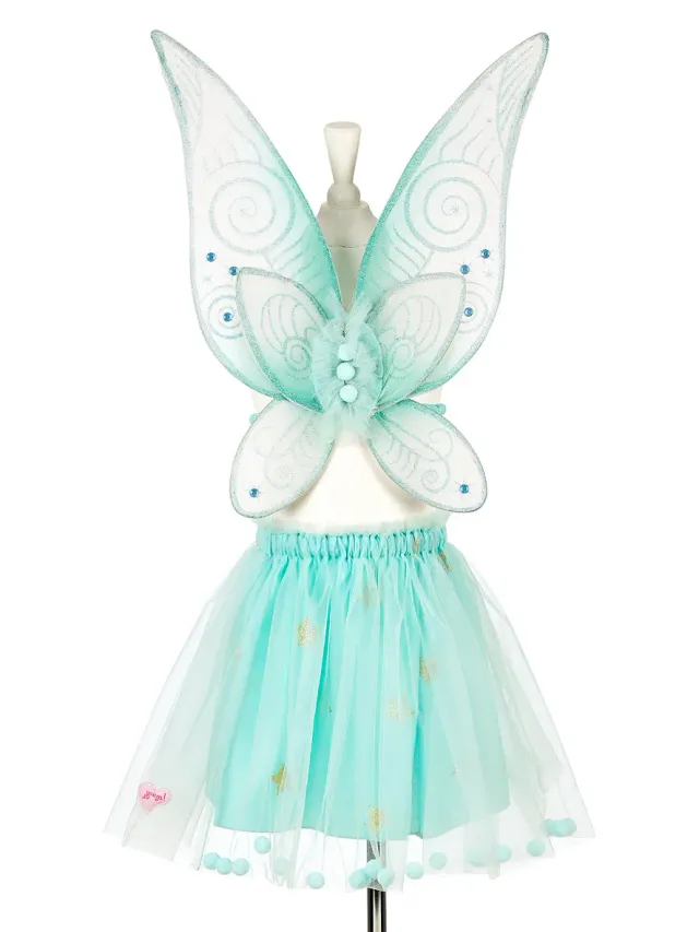 Souza Angelina elfo costume bambina verde con ali