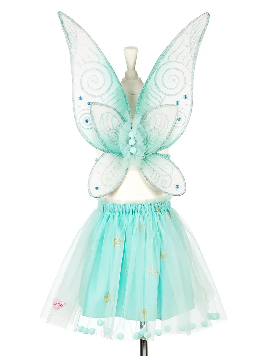 Souza Angelina elfo costume bambina verde con ali