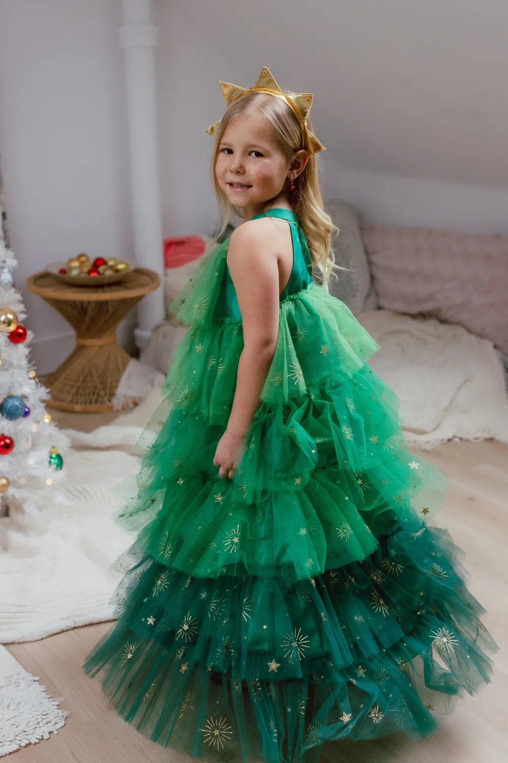 Great Pretenders Christmas Tree vestito natale albero con fascia stelle