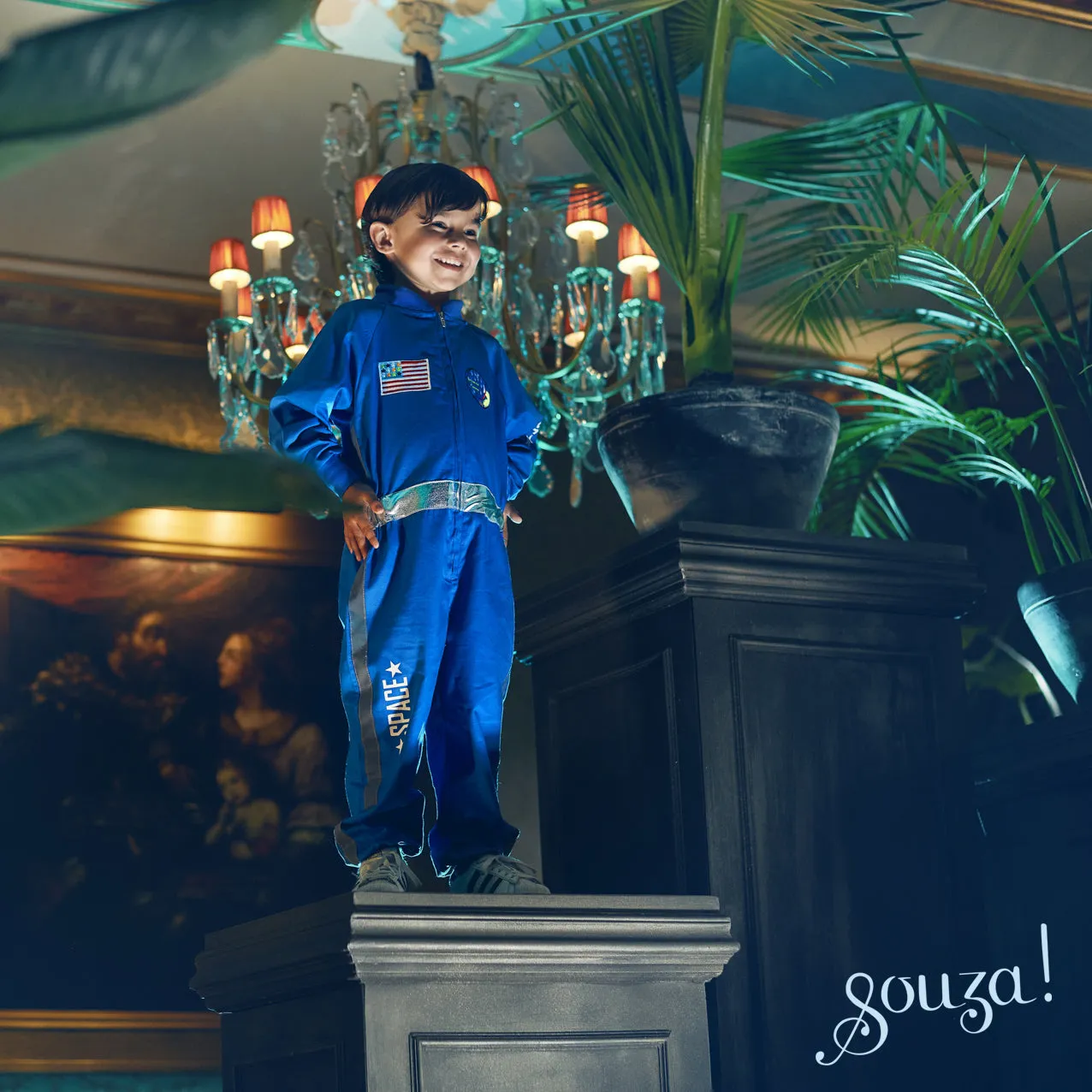 Souza! André costume astronauta bambino blu