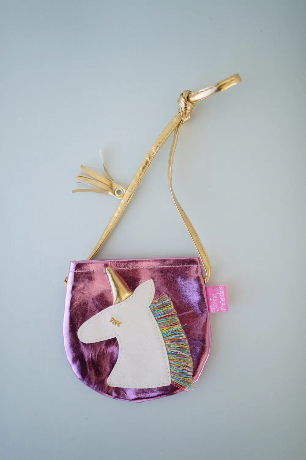 Great Pretenders Fancy Unicorn borsetta rosa unicorno