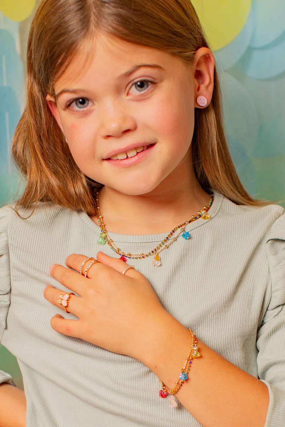 Great Pretenders Gummy Glam collana orsetti gommosi