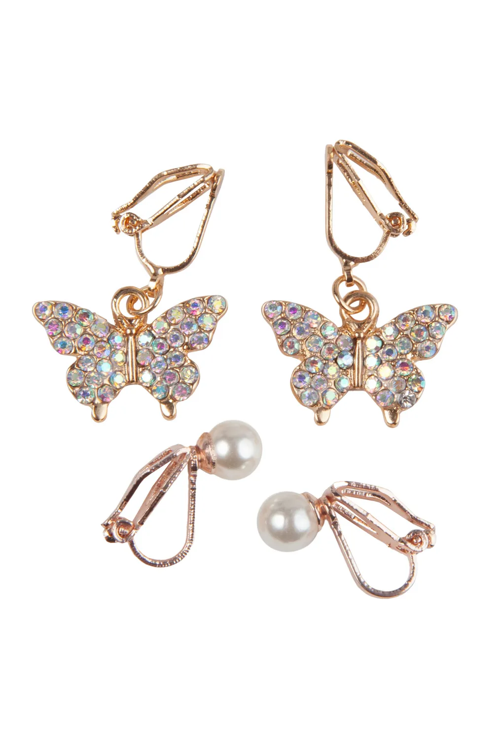 Great Pretenders Boutique Butterfly orecchini clip farfalla