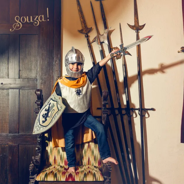 Souza! Ramon costume cavaliere bambino medievale