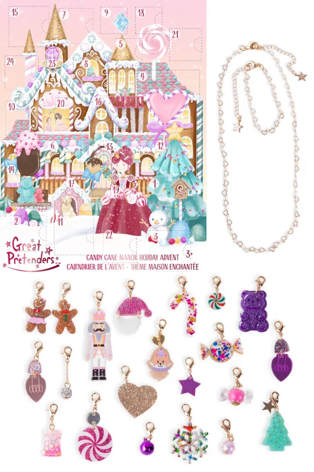 Great Pretenders Candy Cane Manor calendario avvento gioielli
