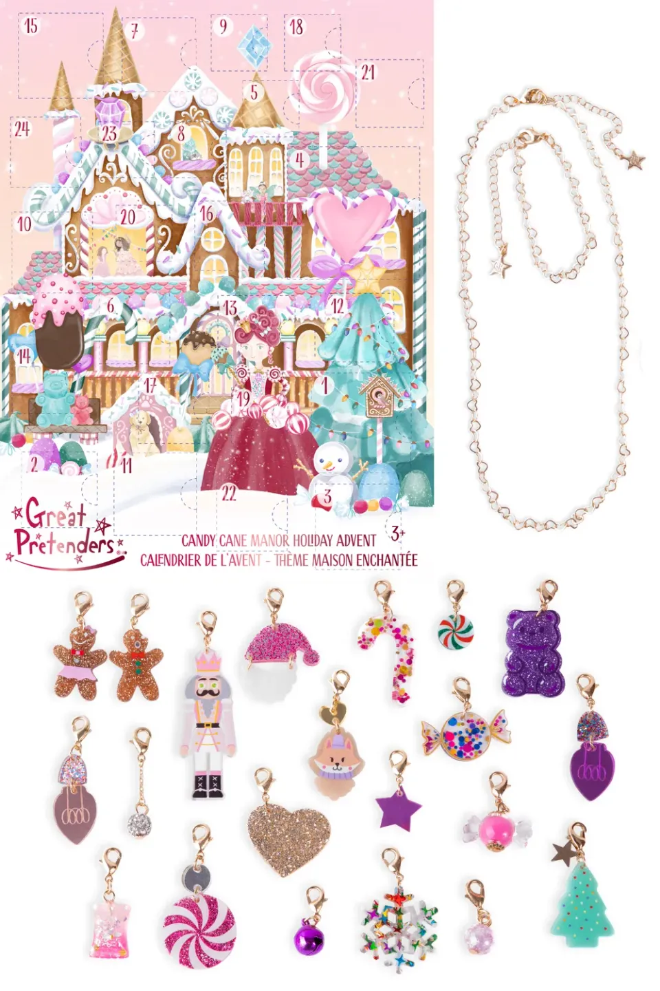 Great Pretenders Candy Cane Manor calendario avvento gioielli