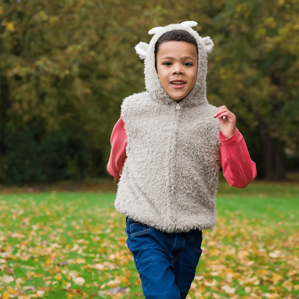 PRETEND TO BEE Goat Costume Top costume capretta pile zip