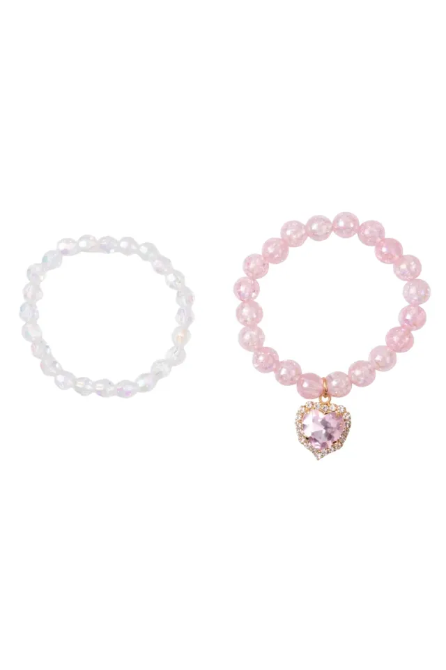 Great Pretenders Enchanting Heart bracciale cuore rosa