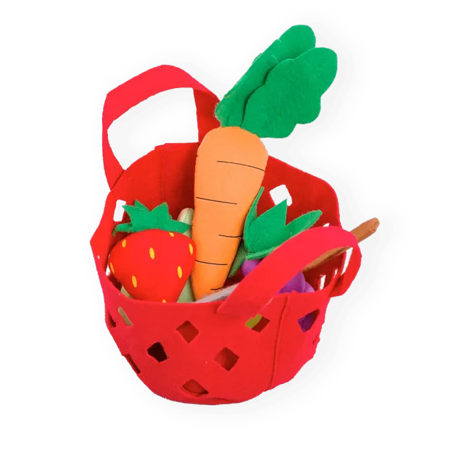 Pretend to Bee Borsa Spesa set gioco bambini in feltro