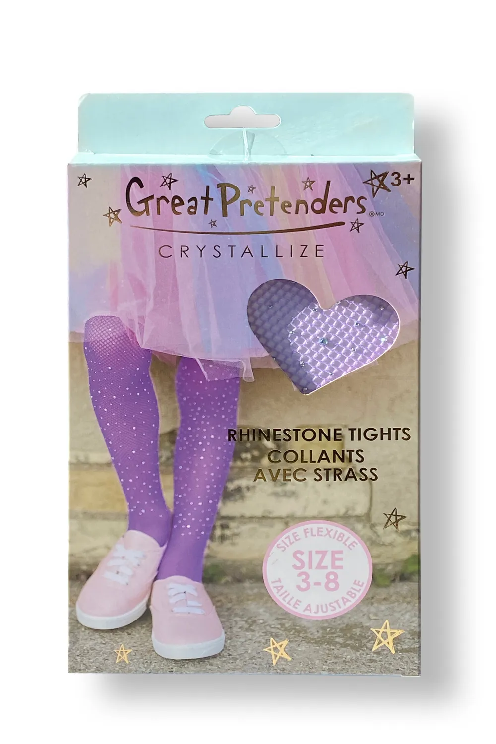 Great Pretenders Rhinestone collant bambina con strass