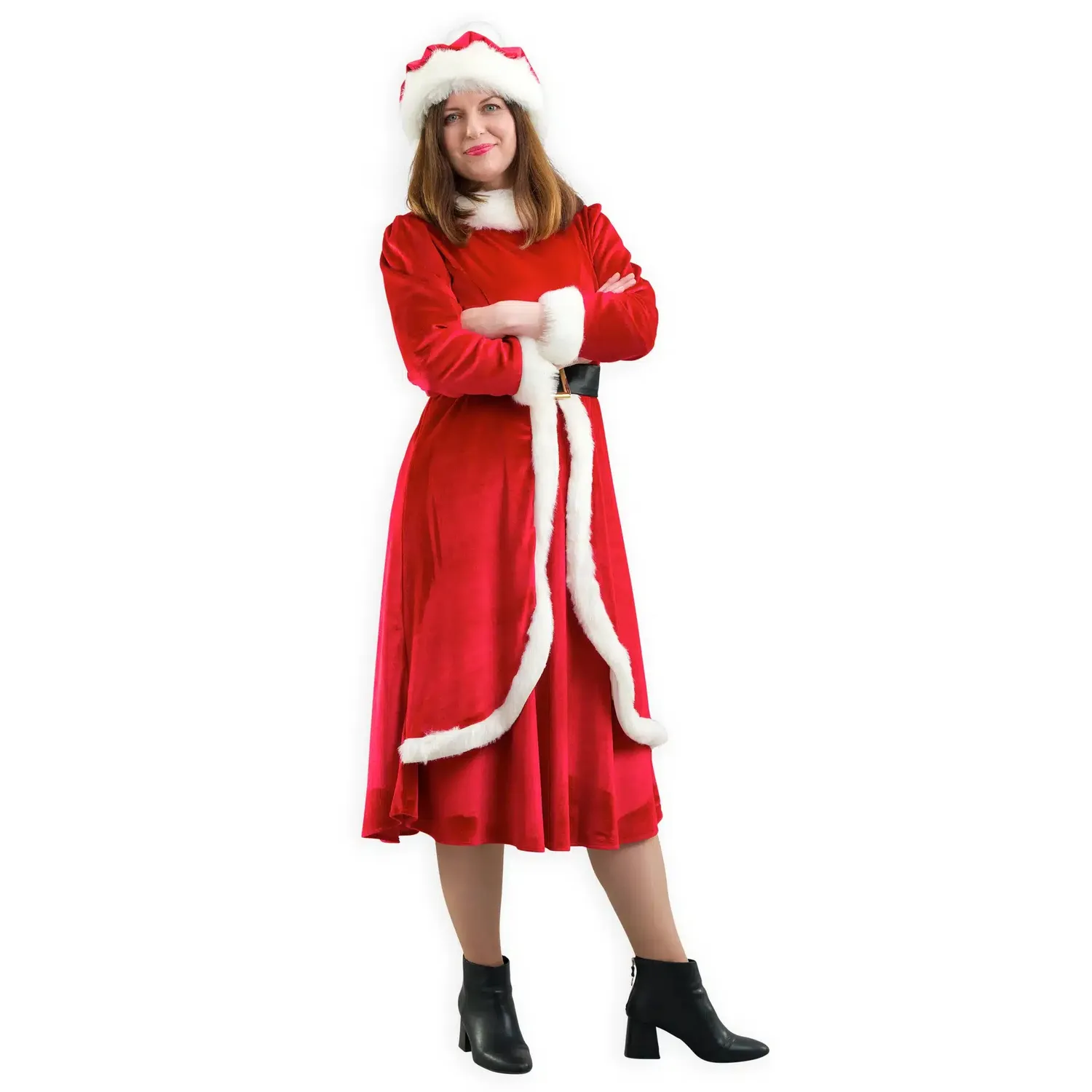 Pretend to Bee Mrs Claus Vestito Costume Donna Rosso