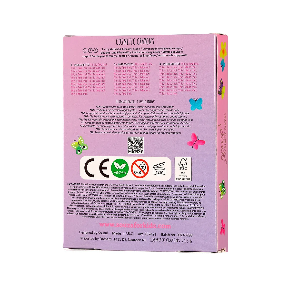 Souza! Cosmetic Crayons matita trucco 1 pz