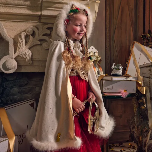 Souza Eirwen mantello principessa bianco