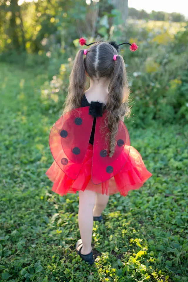 Great Pretenders Glitter Ladybug costume coccinella 3 pezzi