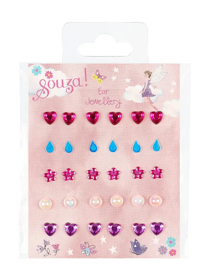Souza! Ear stickers orecchini adesivi 15 paia colorati
