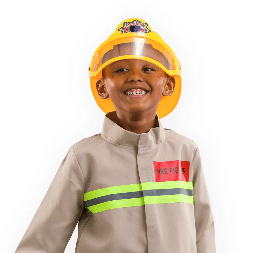 PRETEND TO BEE Fire Rescue casco pompiere giallo