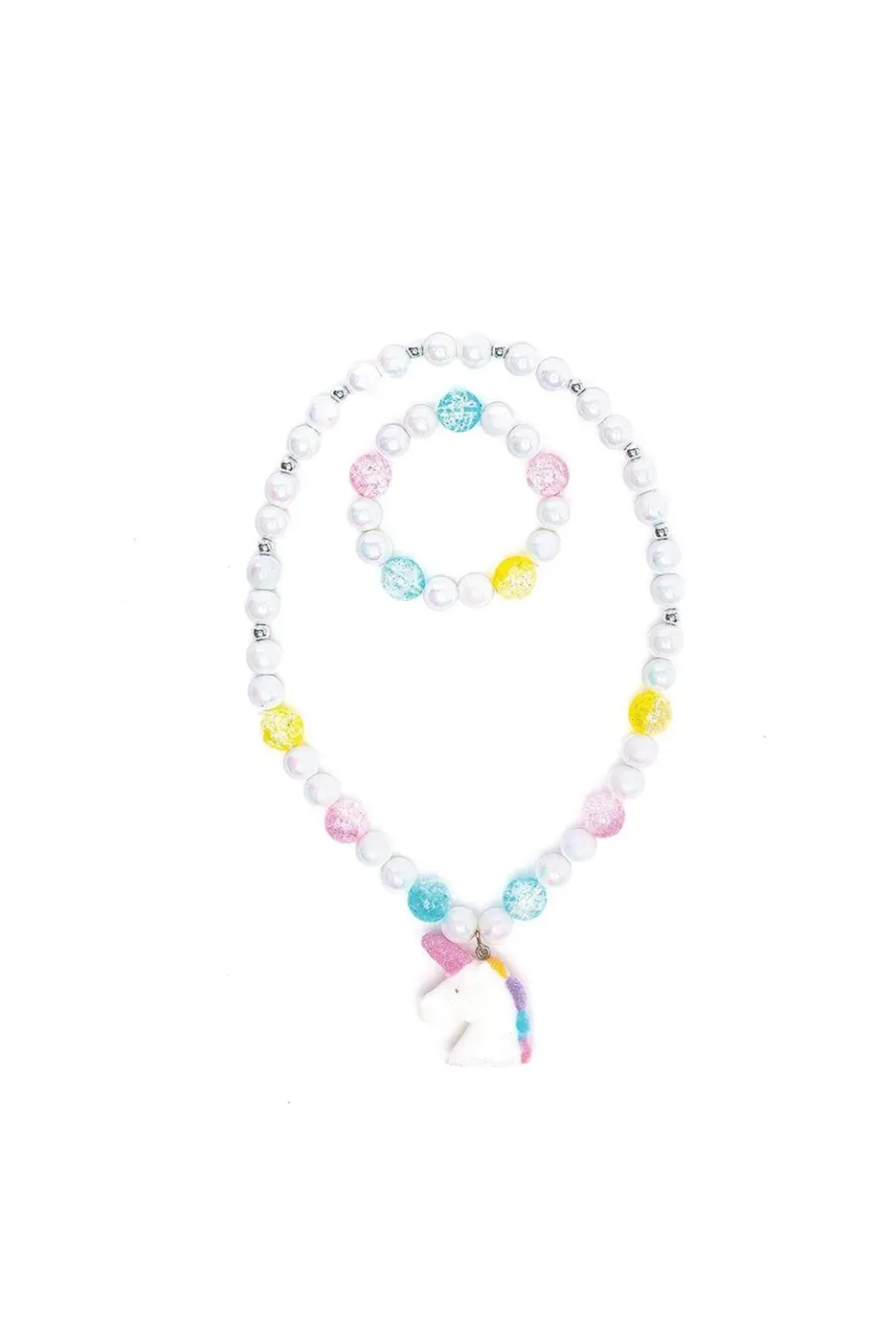 Great Pretenders Set Collana Bracciale Unicorno Bianco