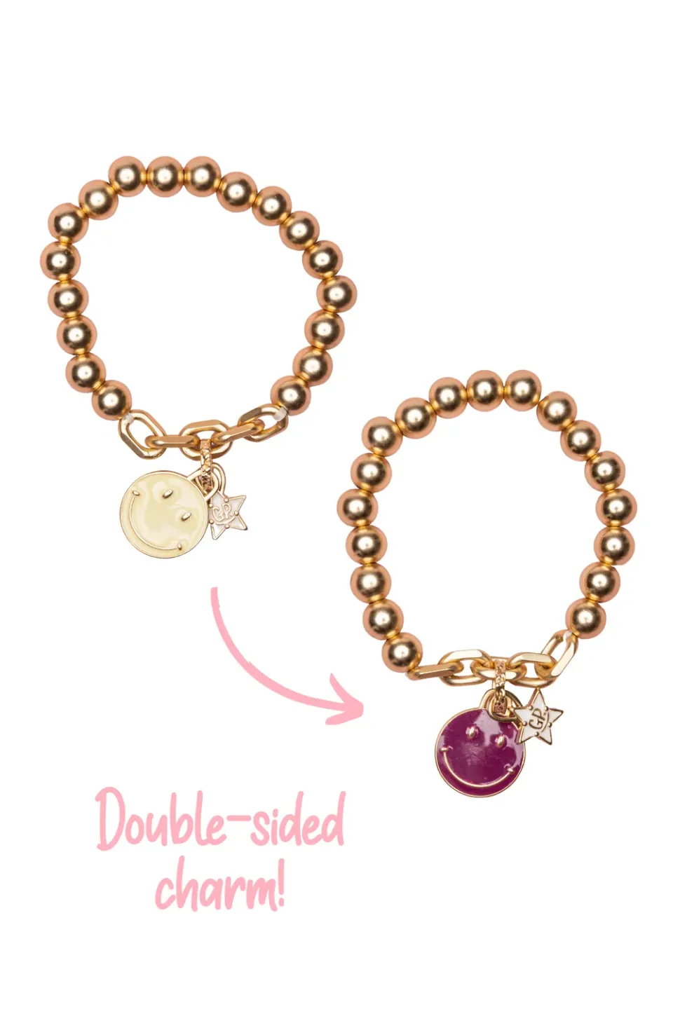 Great Pretenders Boutique Chic Happy Days bracciale smile