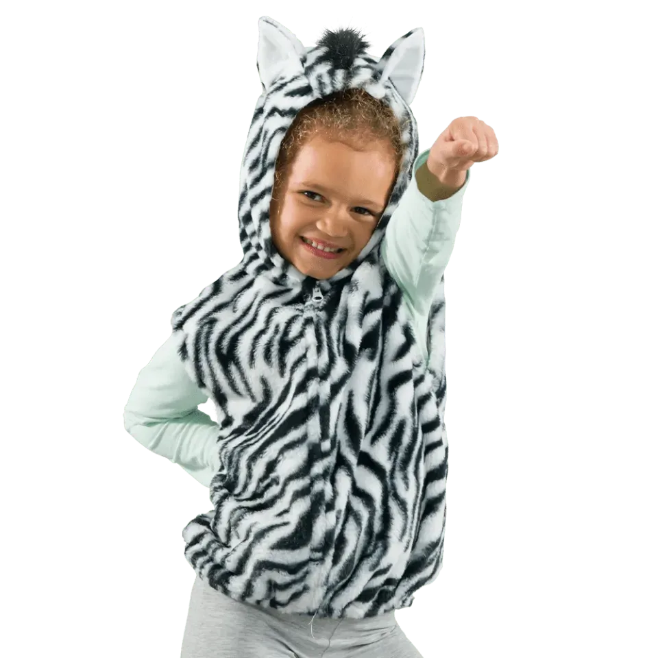 Pretend to Bee Zebra Top costume bambino con cappuccio