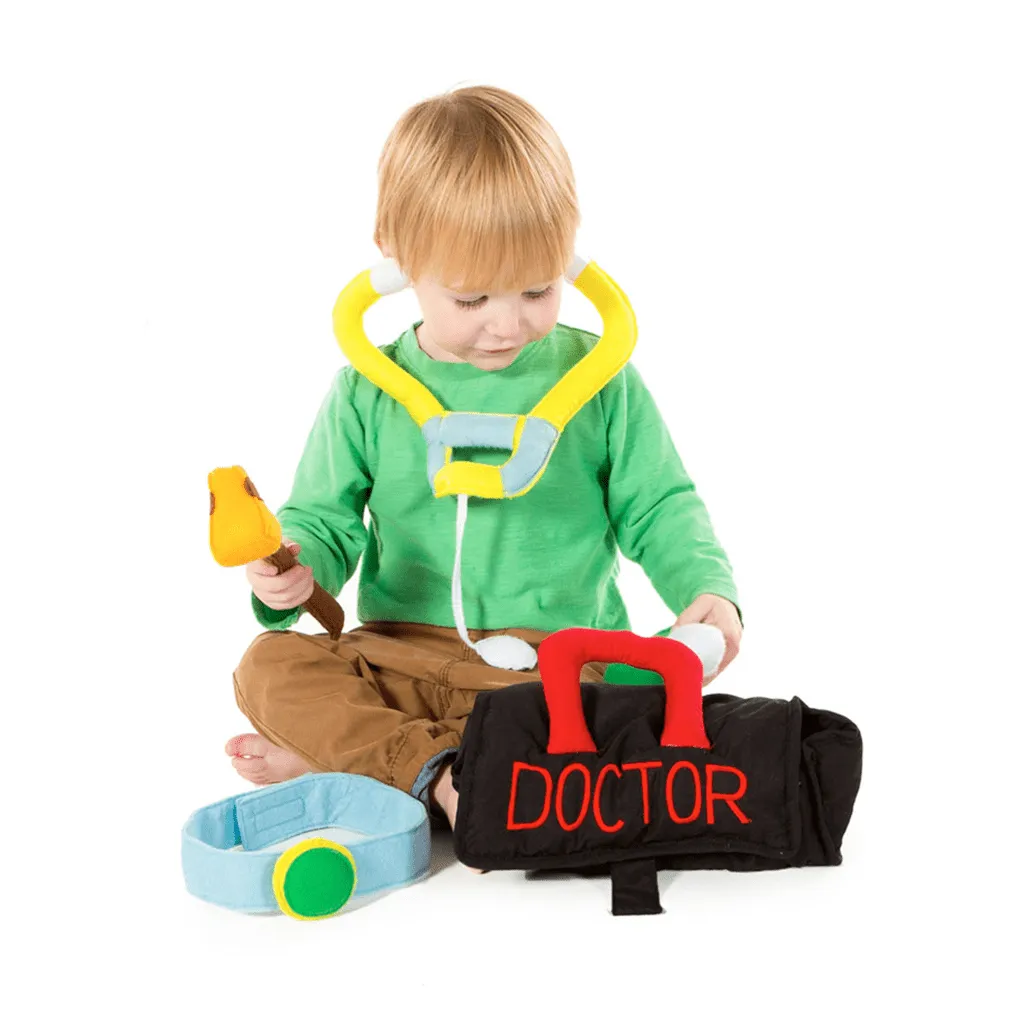 Pretend to Bee Doctor Accessories set dottore imbottito