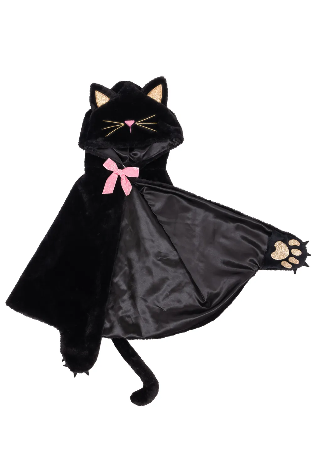 Great Pretenders Black Cat Cuddle mantello gatto nero