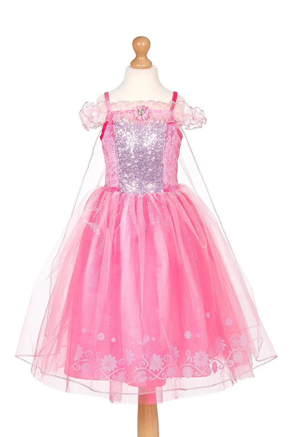 Souza Rose costume principessa rosa 5-7 anni cofanetto