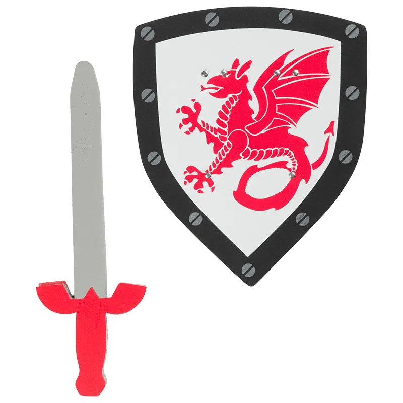PRETEND TO BEE Knight Accessori Cavaliere Scudo e Spada