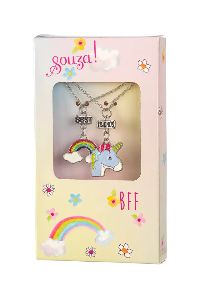 Souza! BFF Unicorn collane unicorno argento 2 pezzi